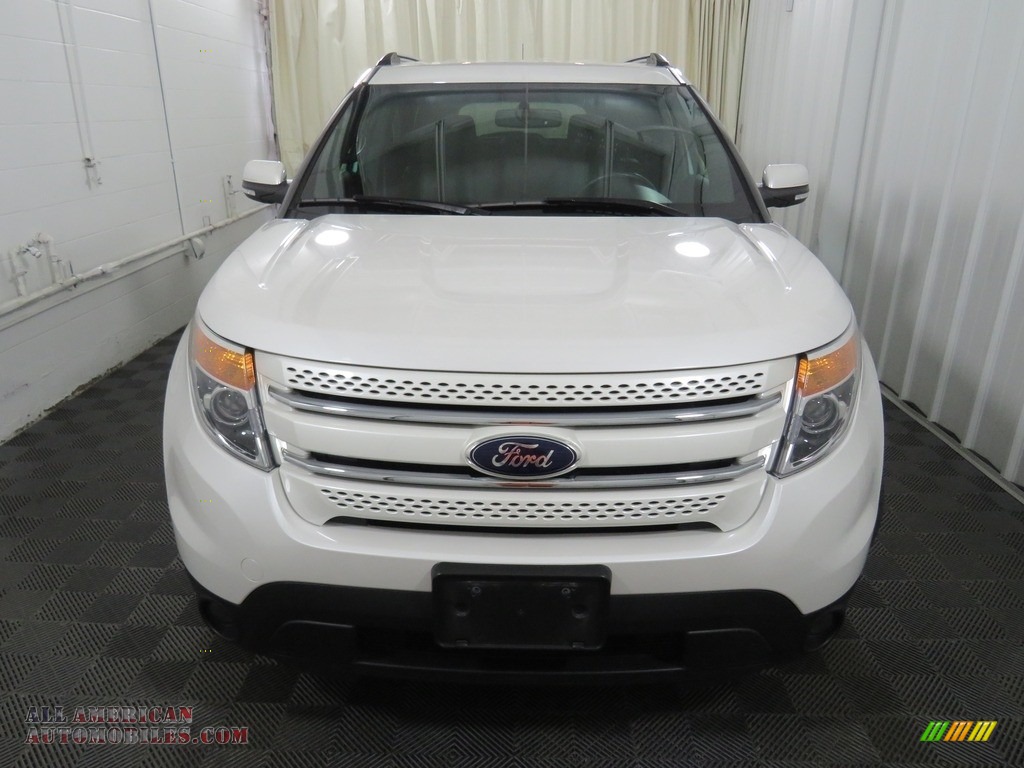 2014 Explorer Limited 4WD - White Platinum / Medium Light Stone photo #6