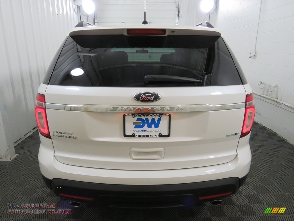 2014 Explorer Limited 4WD - White Platinum / Medium Light Stone photo #13