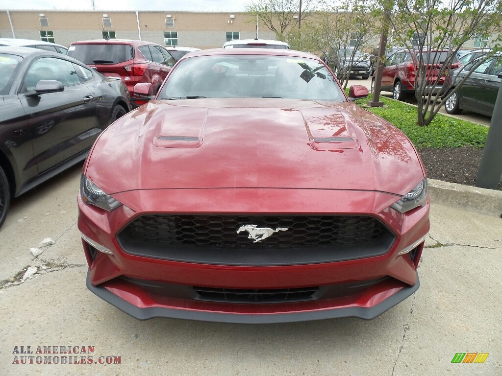 2019 Mustang EcoBoost Fastback - Ruby Red / Ebony photo #2