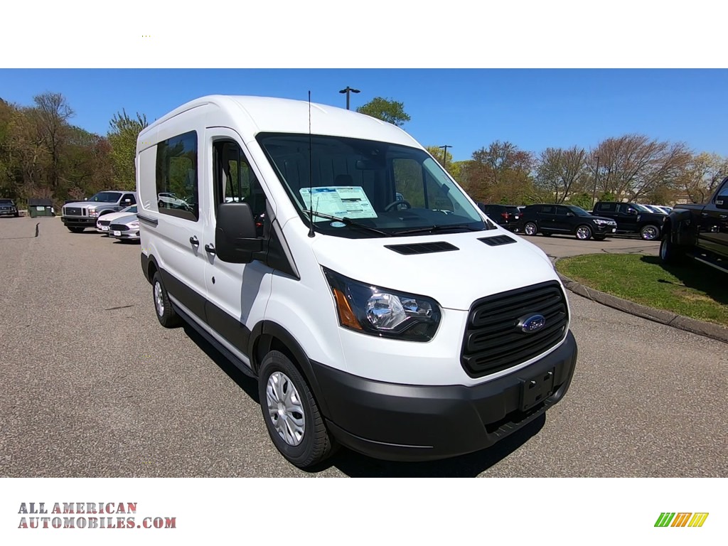 Oxford White / Pewter Ford Transit Van 150 MR Regular