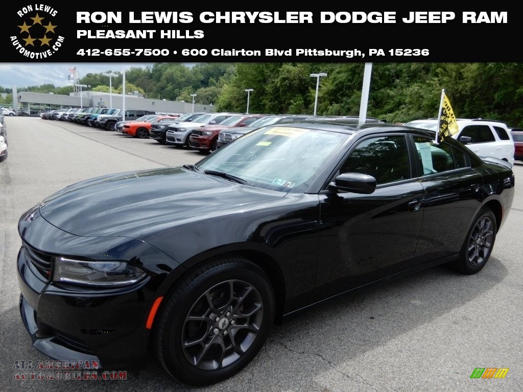 Pitch Black / Black Dodge Charger GT AWD