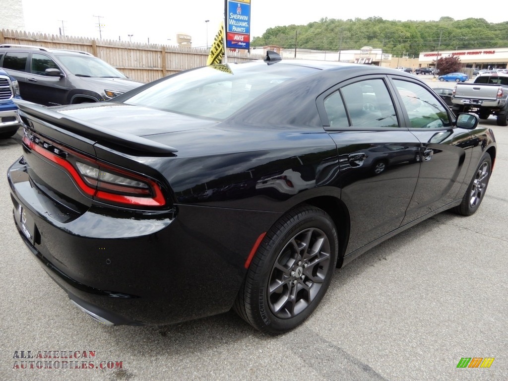 2018 Charger GT AWD - Pitch Black / Black photo #6