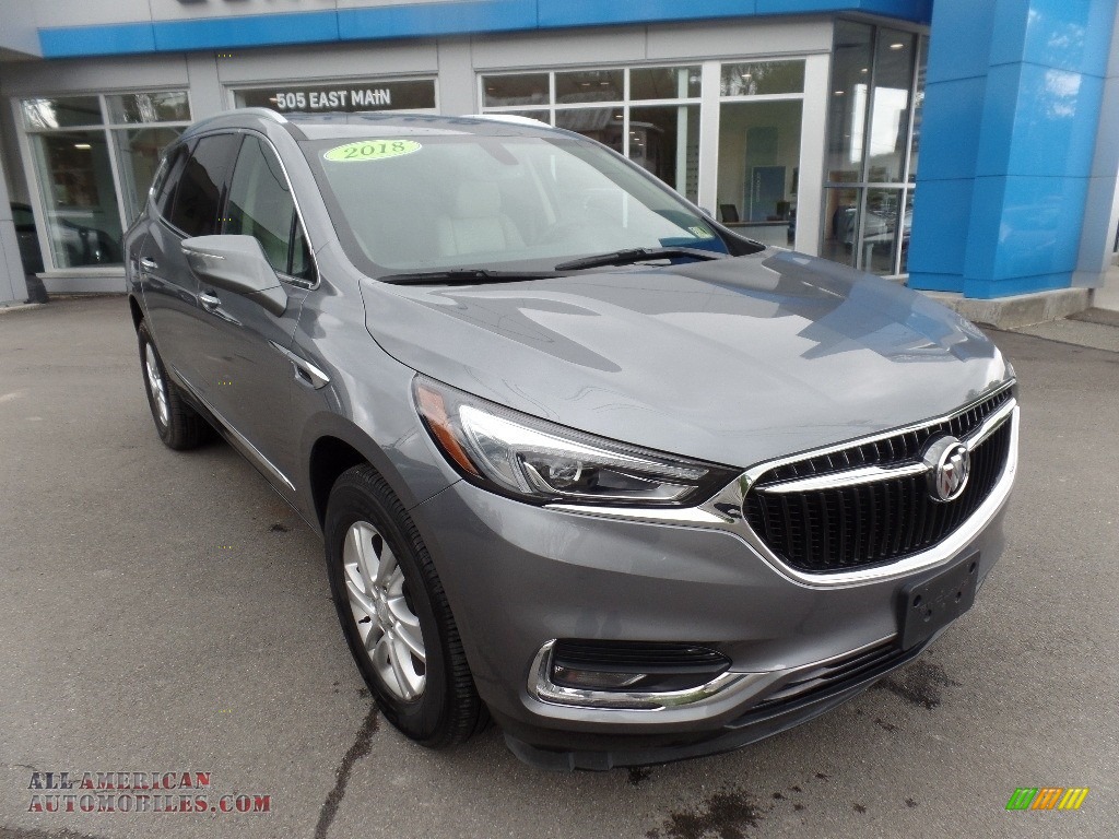 Satin Steel Metallic / Shale Buick Enclave Essence AWD