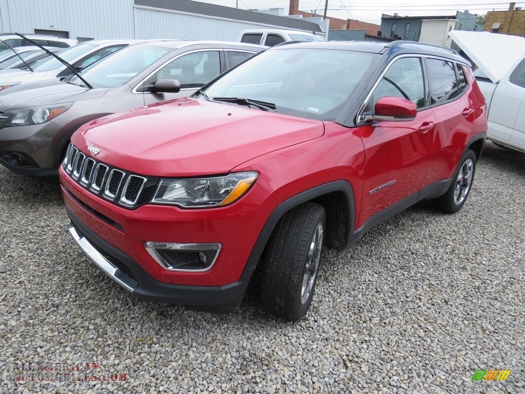 2019 Compass Limited 4x4 - Red-Line Pearl / Black photo #9