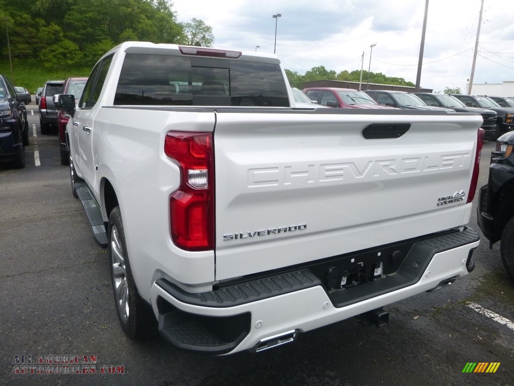 2019 Silverado 1500 High Country Crew Cab 4WD - Iridescent Pearl Tricoat / Jet Black/Umber photo #3