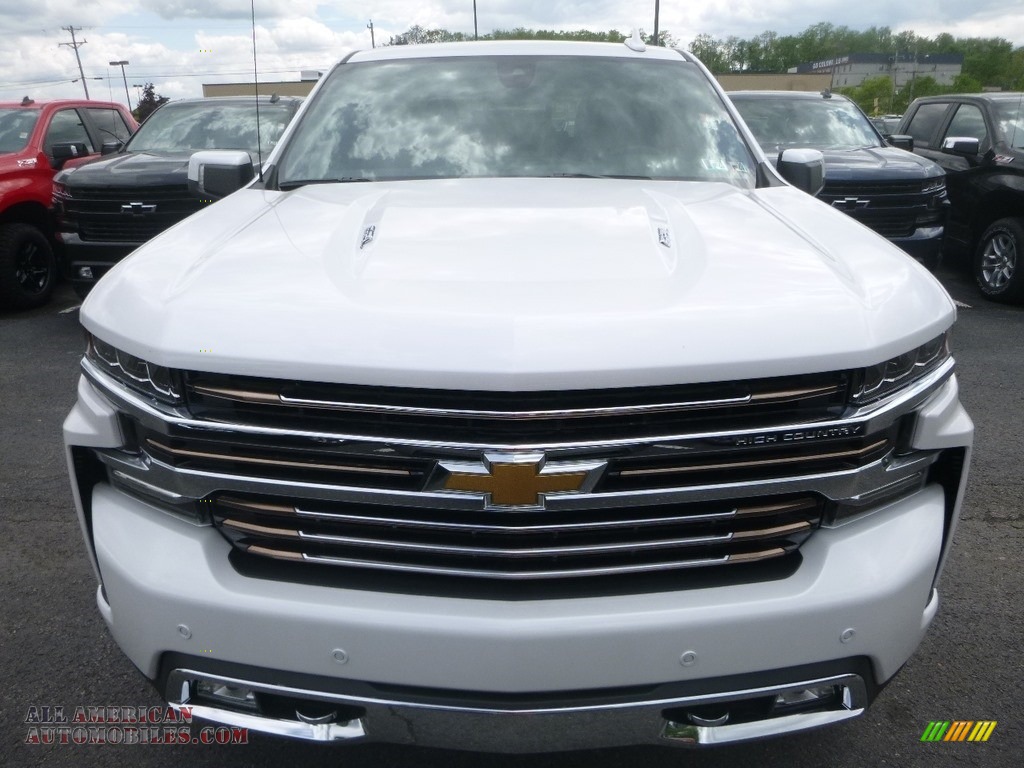 2019 Silverado 1500 High Country Crew Cab 4WD - Iridescent Pearl Tricoat / Jet Black/Umber photo #8