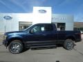 Ford F150 XLT SuperCab 4x4 Blue Jeans photo #1