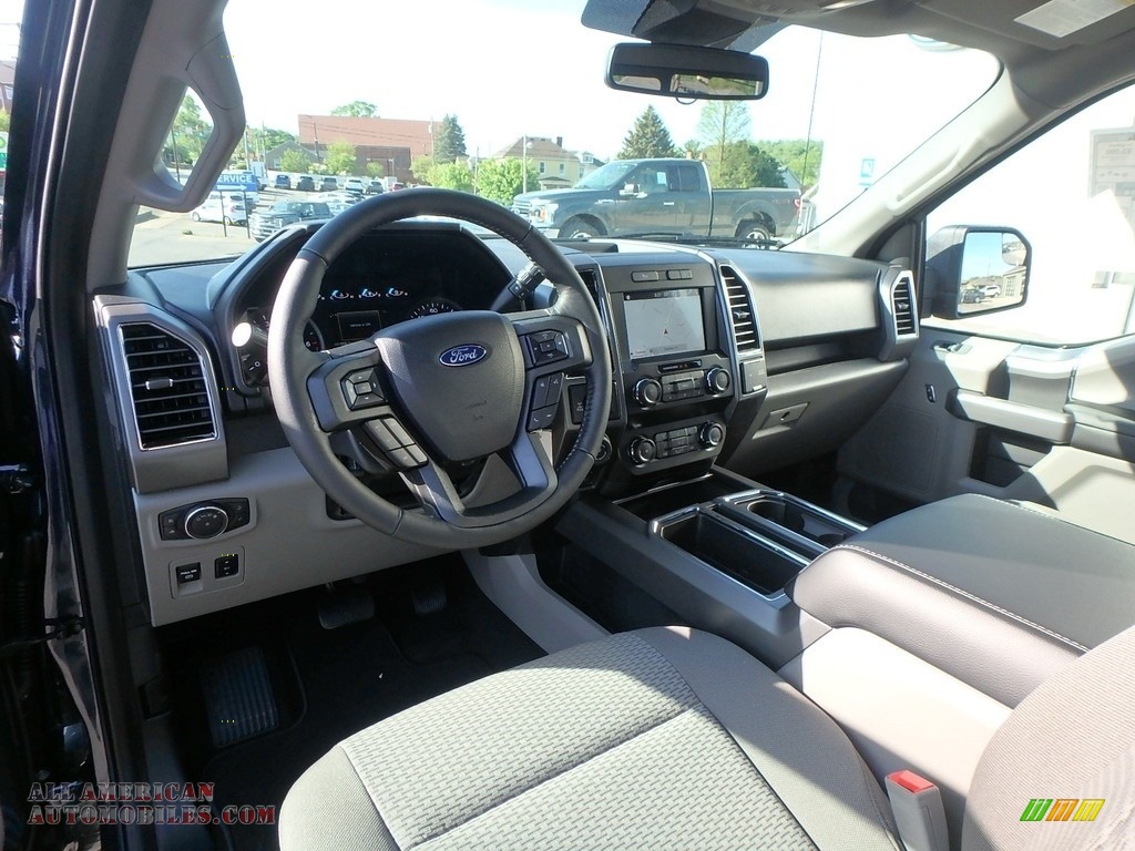 2019 F150 XLT SuperCab 4x4 - Blue Jeans / Earth Gray photo #11