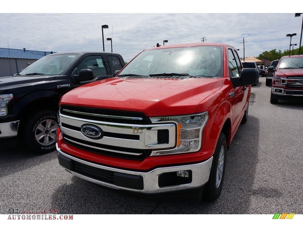 Race Red / Earth Gray Ford F150 XLT SuperCrew