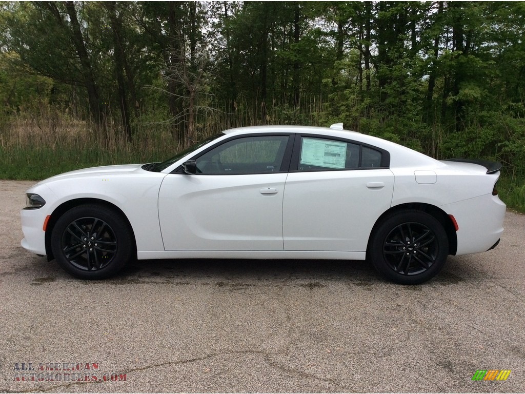2019 Charger SXT AWD - White Knuckle / Black photo #3