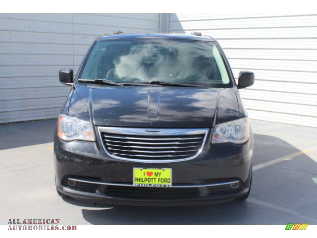 2012 Town & Country Touring - Brilliant Black Crystal Pearl / Black/Light Graystone photo #3