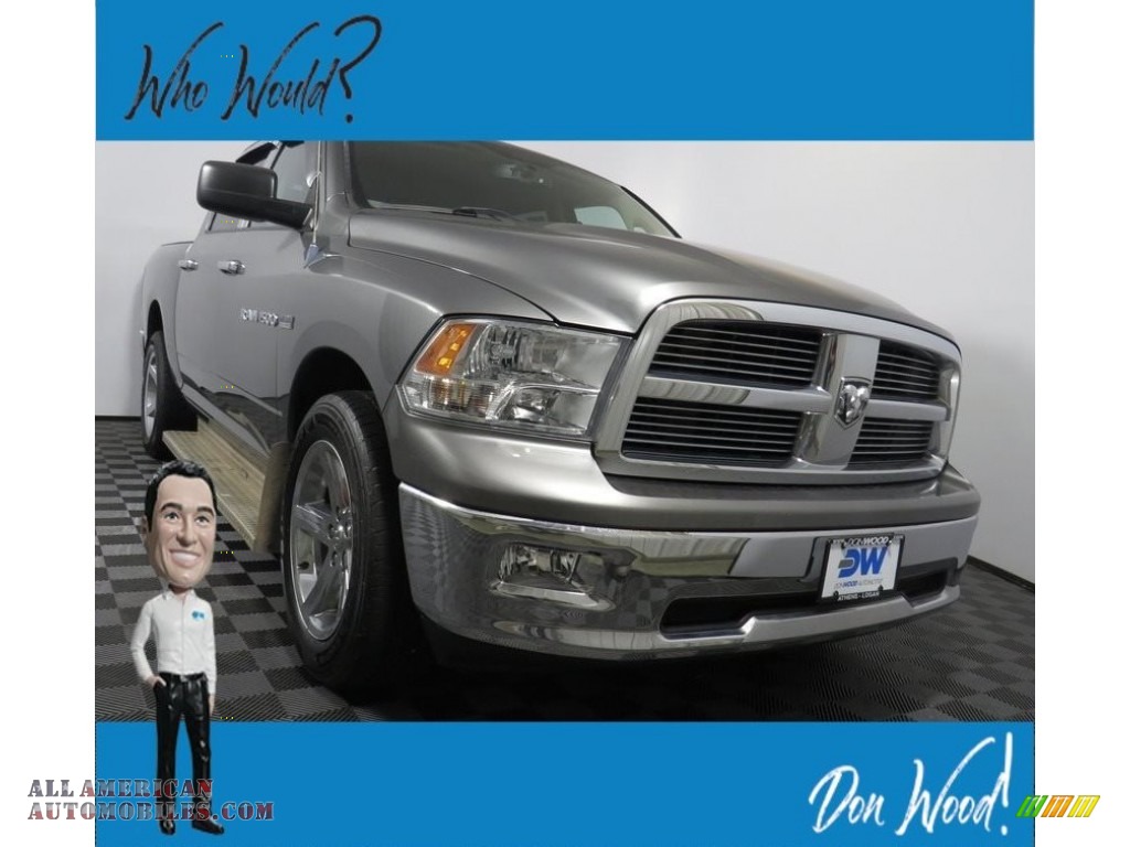 2012 Ram 1500 Big Horn Crew Cab 4x4 - Mineral Gray Metallic / Dark Slate Gray/Medium Graystone photo #1