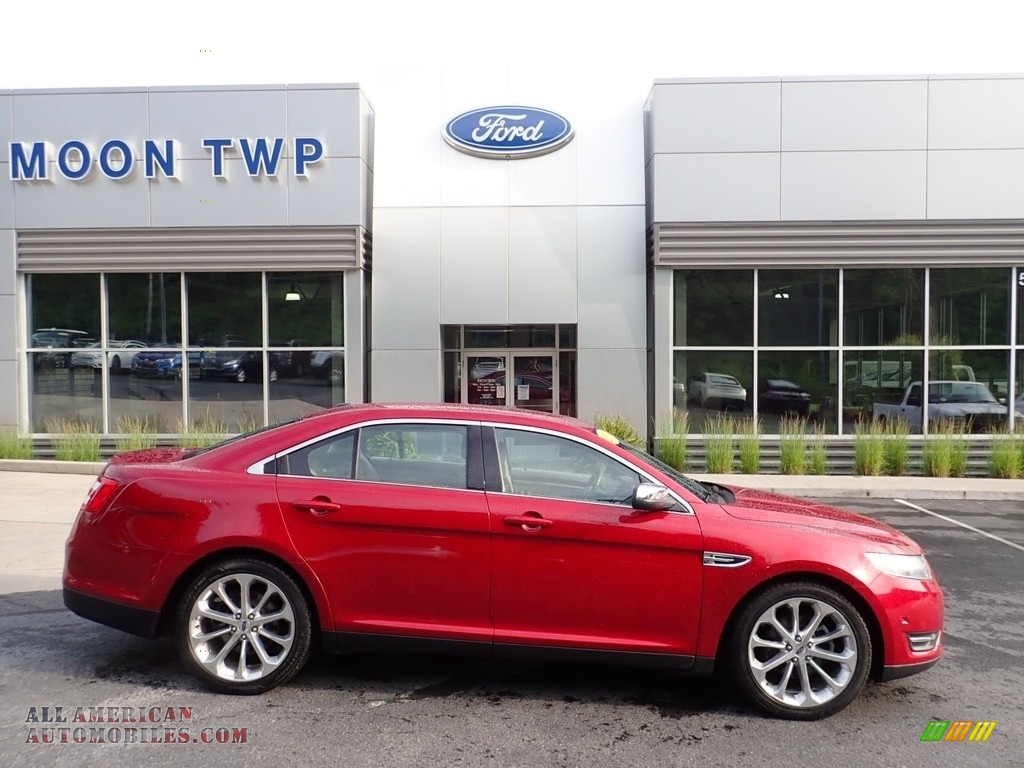 Ruby Red Metallic / Dune Ford Taurus Limited