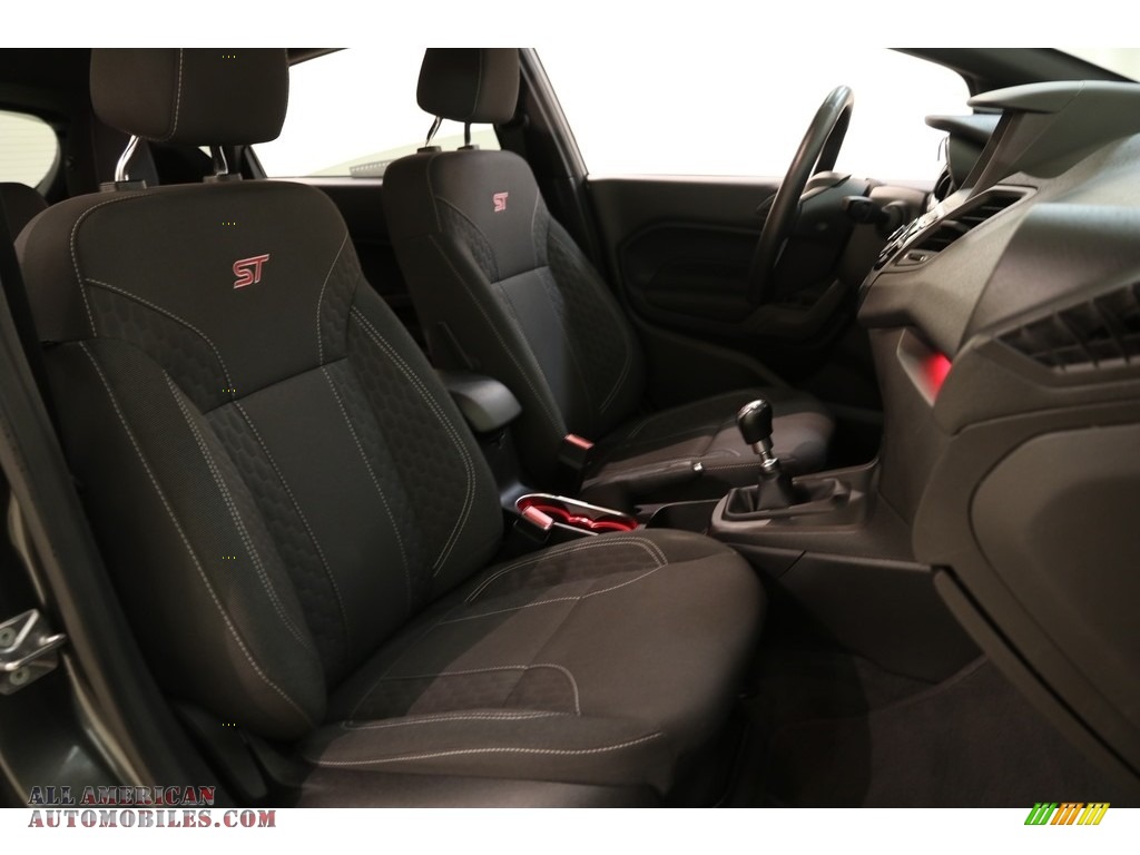 2016 Fiesta ST Hatchback - Magnetic Metallic / ST Charcoal Black photo #14