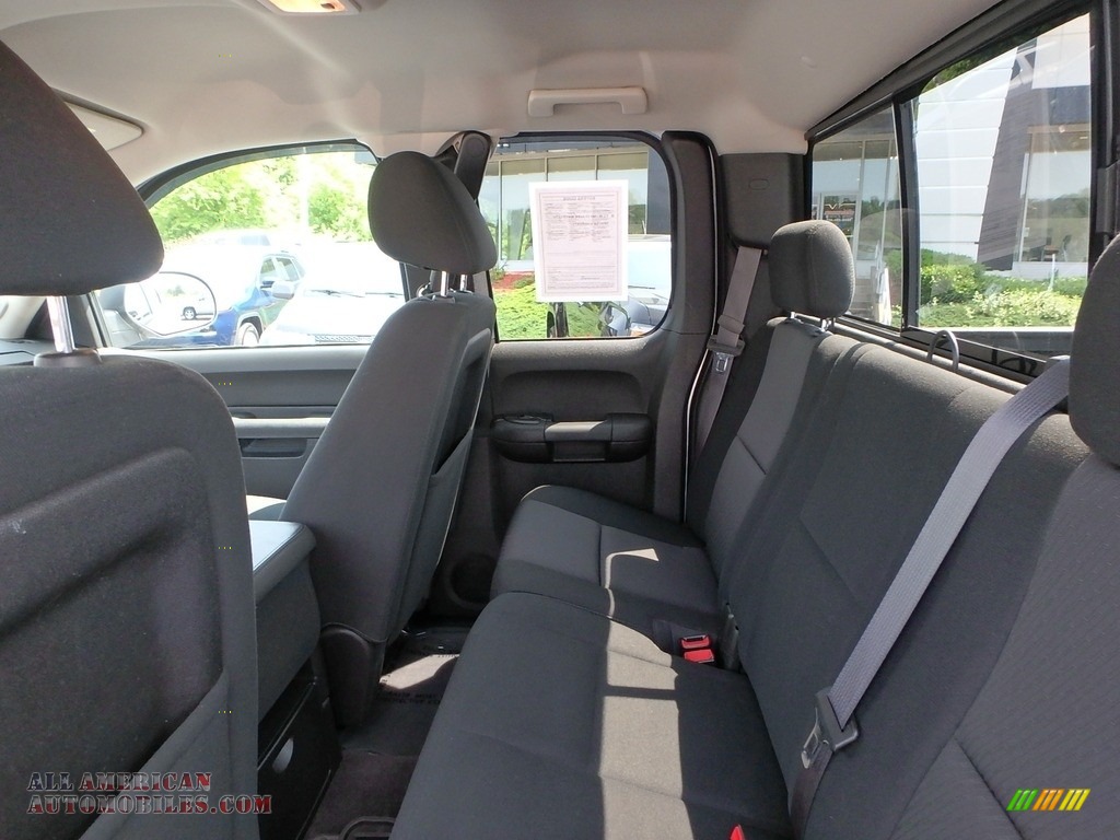 2013 Sierra 1500 SLE Extended Cab 4x4 - Quicksilver Metallic / Ebony photo #17