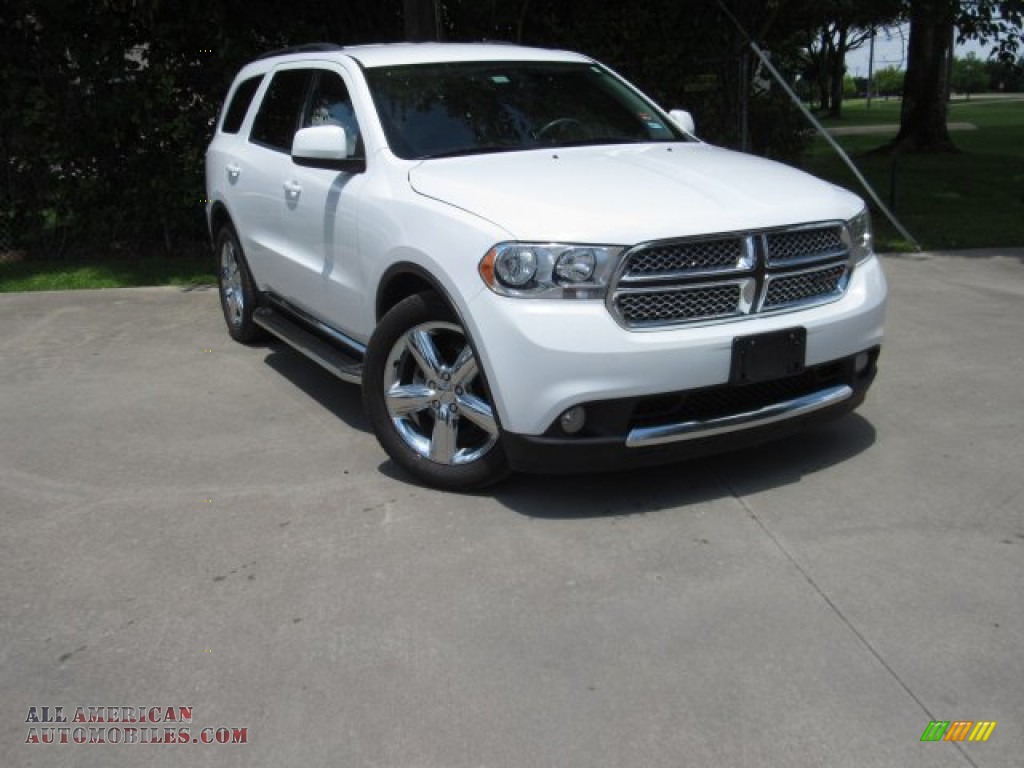 2013 Durango SXT - Bright White / Black photo #1