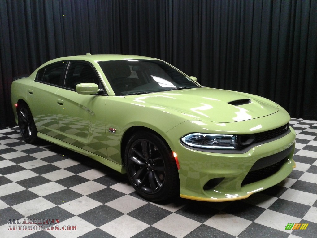 2019 Charger R/T Scat Pack - Sublime Metallic / Black photo #4