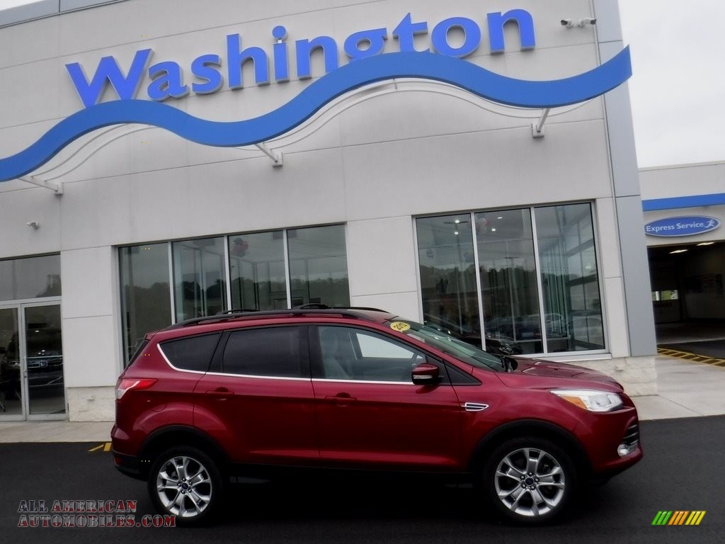2013 Escape SEL 2.0L EcoBoost 4WD - Ruby Red Metallic / Charcoal Black photo #2
