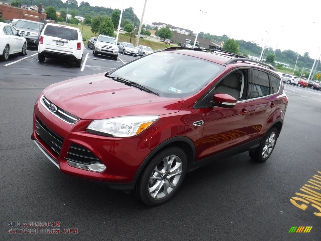 2013 Escape SEL 2.0L EcoBoost 4WD - Ruby Red Metallic / Charcoal Black photo #5