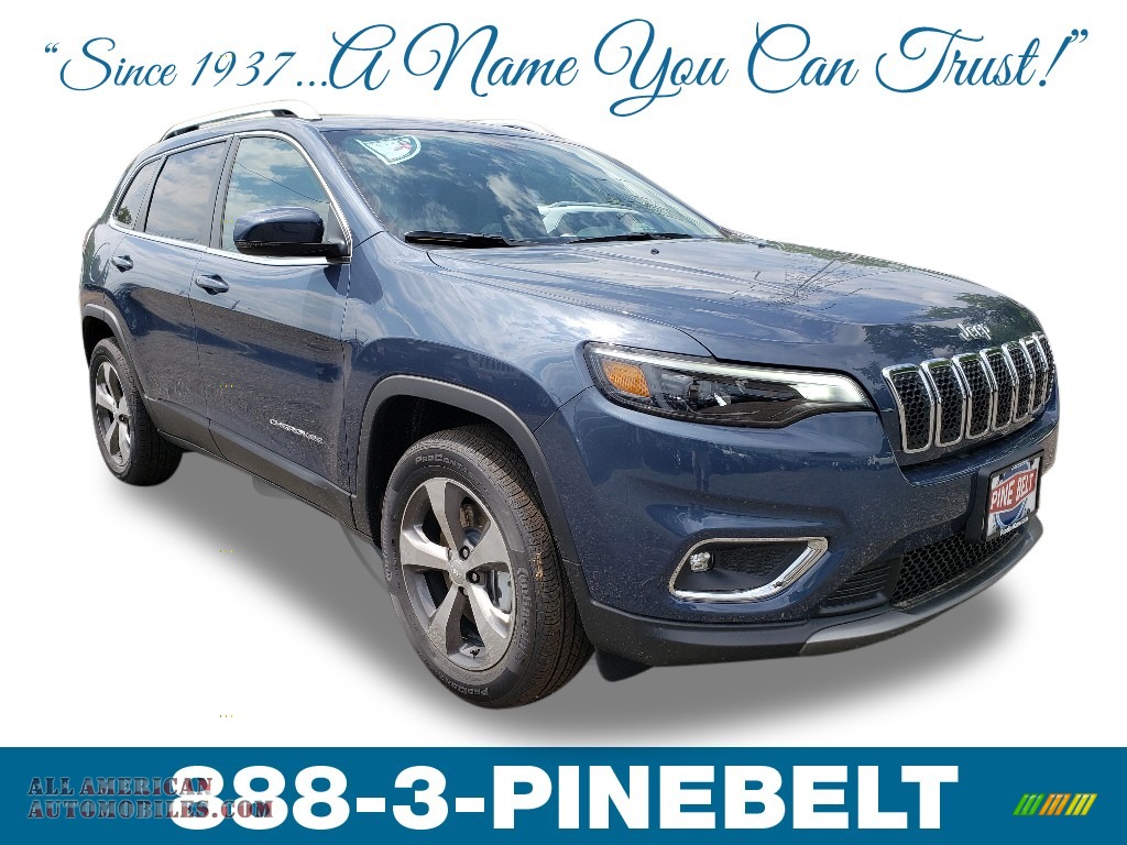 Blue Shade Pearl / Black Jeep Cherokee Limited 4x4