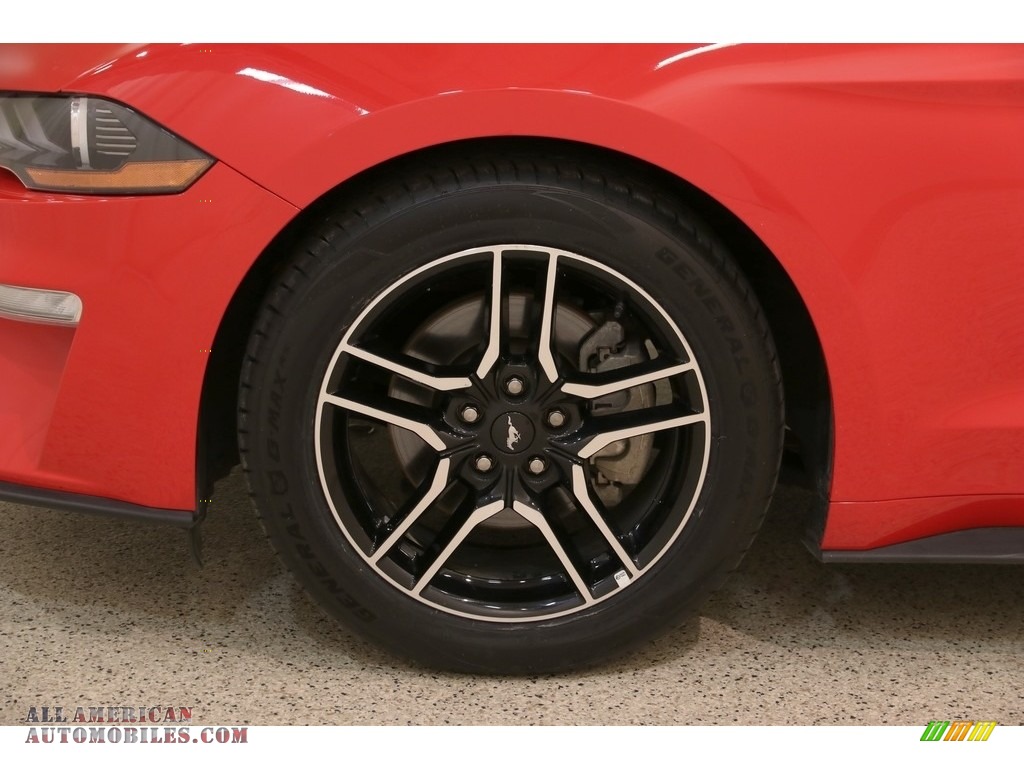2019 Mustang EcoBoost Premium Convertible - Race Red / Ebony photo #21
