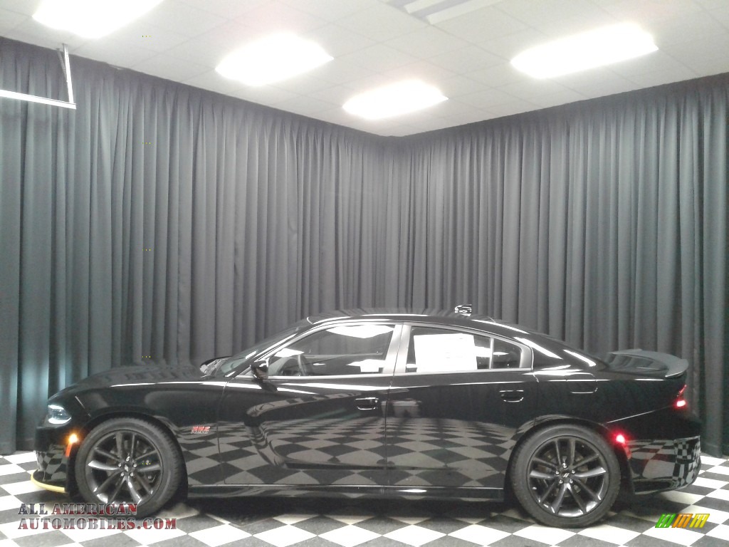 2019 Charger R/T Scat Pack - Pitch Black / Black photo #1