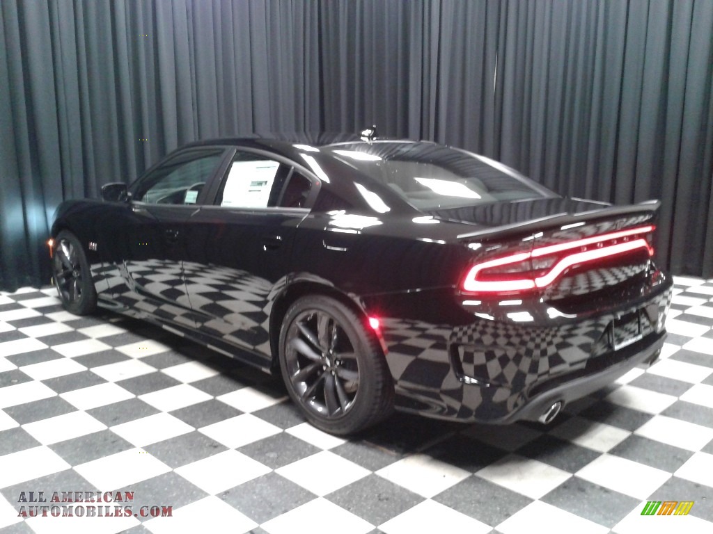 2019 Charger R/T Scat Pack - Pitch Black / Black photo #8
