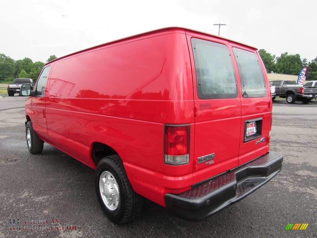 2014 E-Series Van E250 Cargo Van - Vermillion Red / Medium Flint photo #3