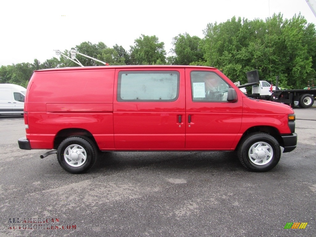 2014 E-Series Van E250 Cargo Van - Vermillion Red / Medium Flint photo #6
