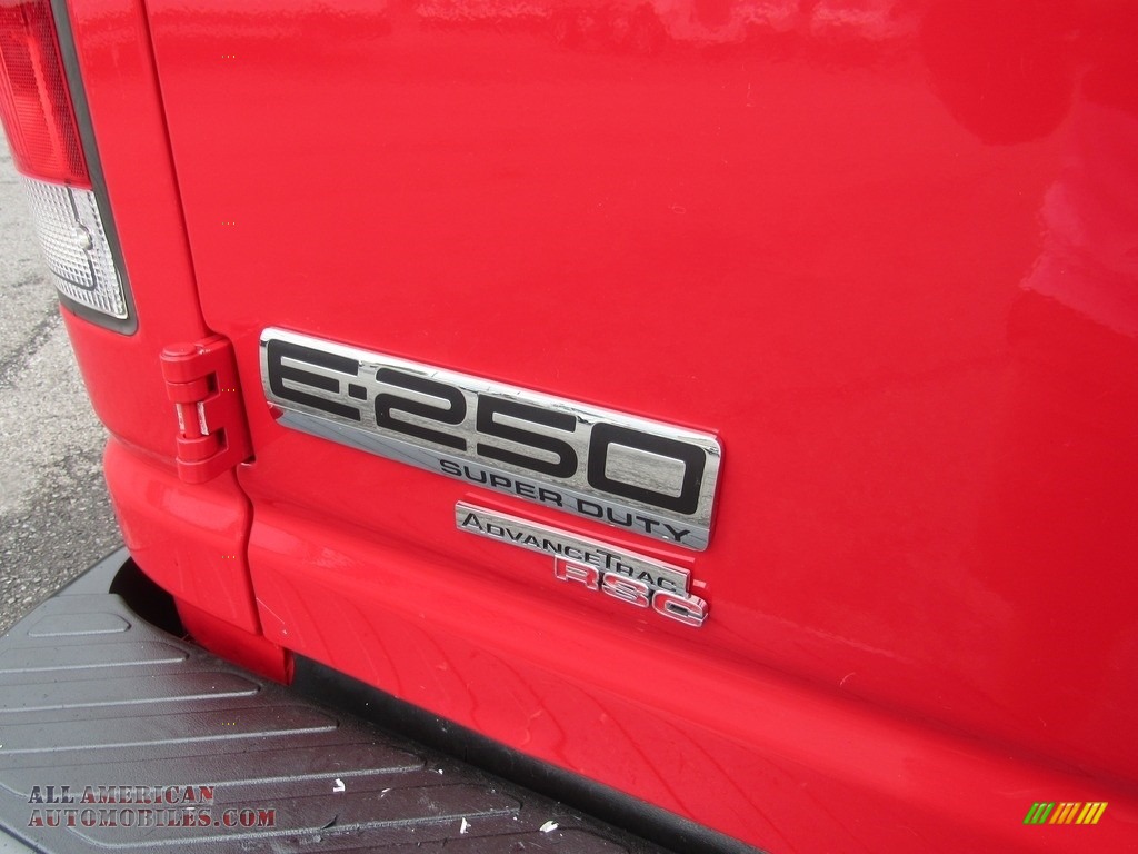 2014 E-Series Van E250 Cargo Van - Vermillion Red / Medium Flint photo #10