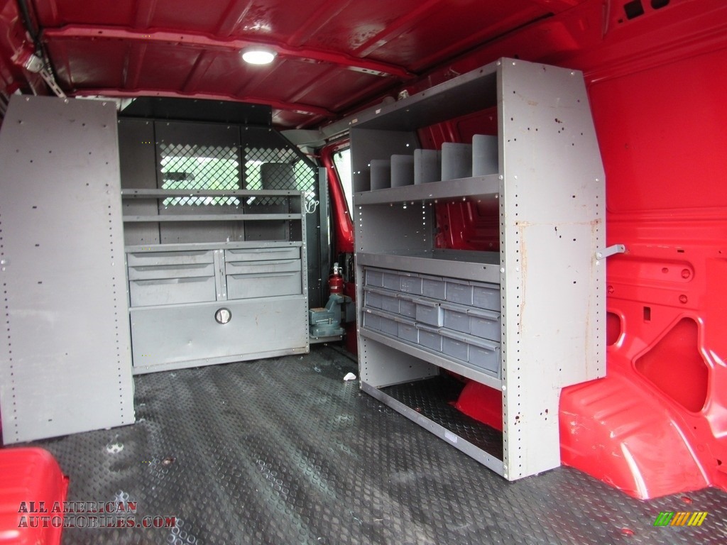 2014 E-Series Van E250 Cargo Van - Vermillion Red / Medium Flint photo #12
