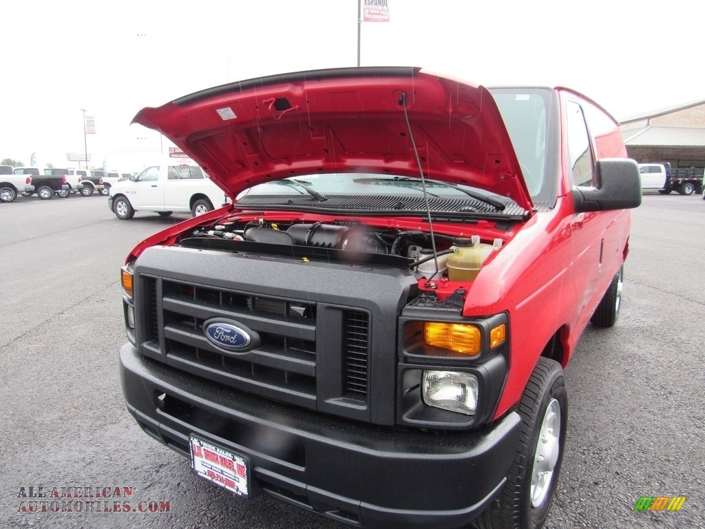 2014 E-Series Van E250 Cargo Van - Vermillion Red / Medium Flint photo #48