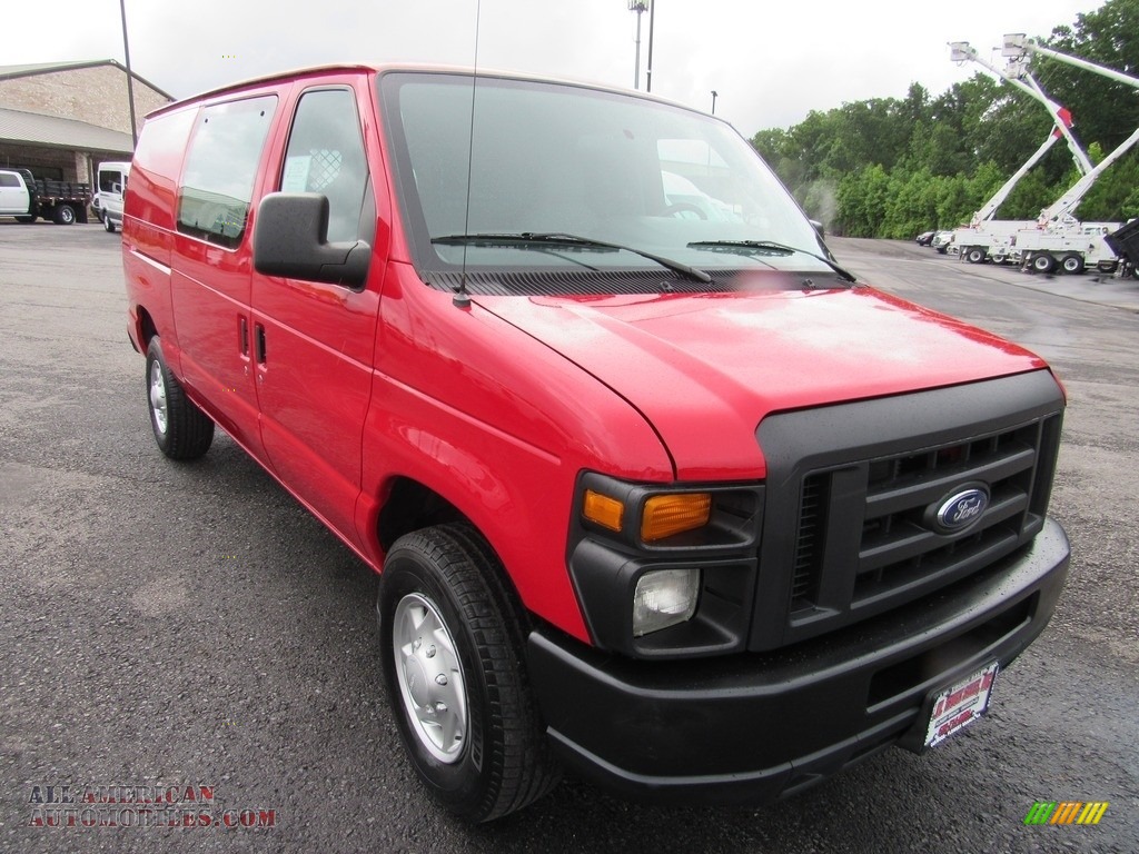 2014 E-Series Van E250 Cargo Van - Vermillion Red / Medium Flint photo #59