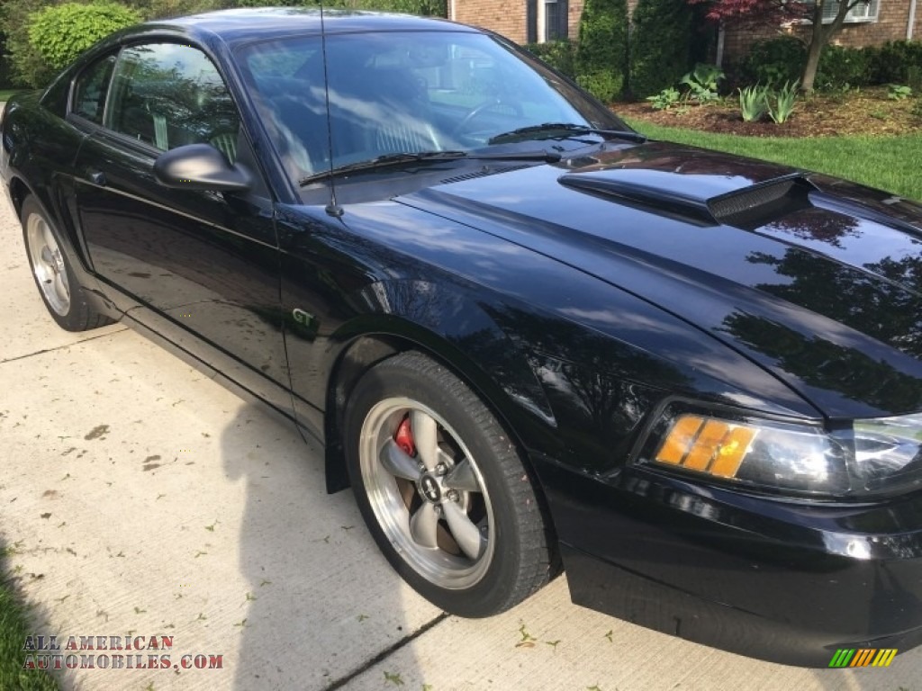 2001 Mustang GT Coupe - Black / Dark Charcoal photo #10