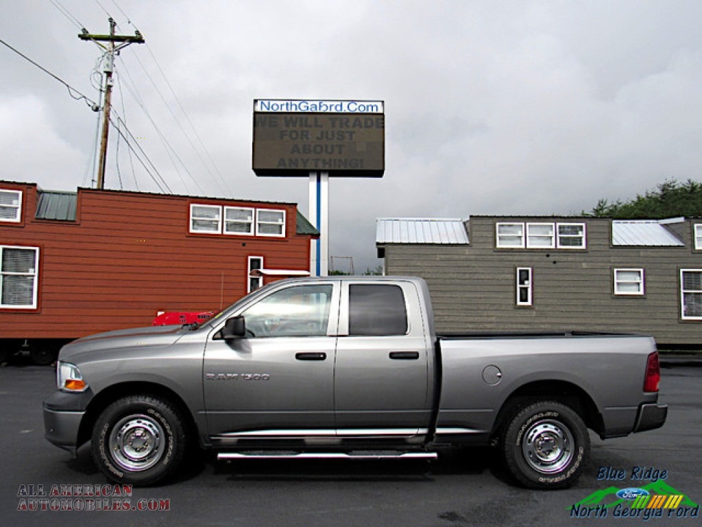 2011 Ram 1500 ST Quad Cab - Mineral Gray Metallic / Dark Slate Gray/Medium Graystone photo #2