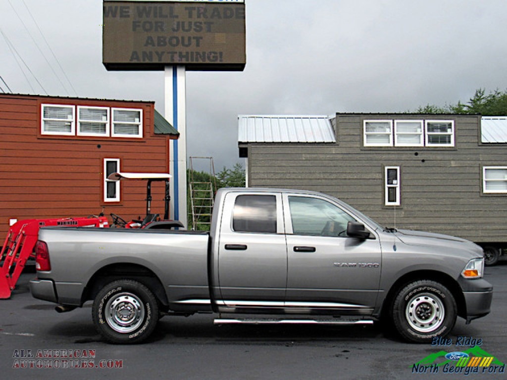 2011 Ram 1500 ST Quad Cab - Mineral Gray Metallic / Dark Slate Gray/Medium Graystone photo #6