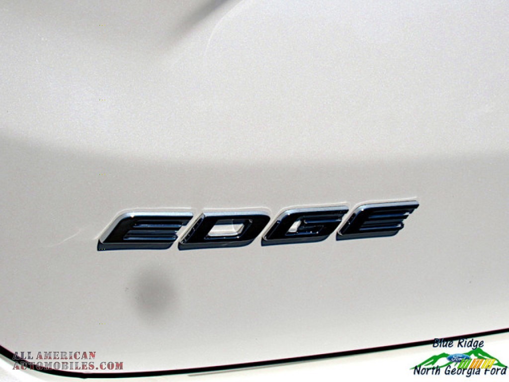 2019 Edge Titanium AWD - White Platinum / Cognac photo #37
