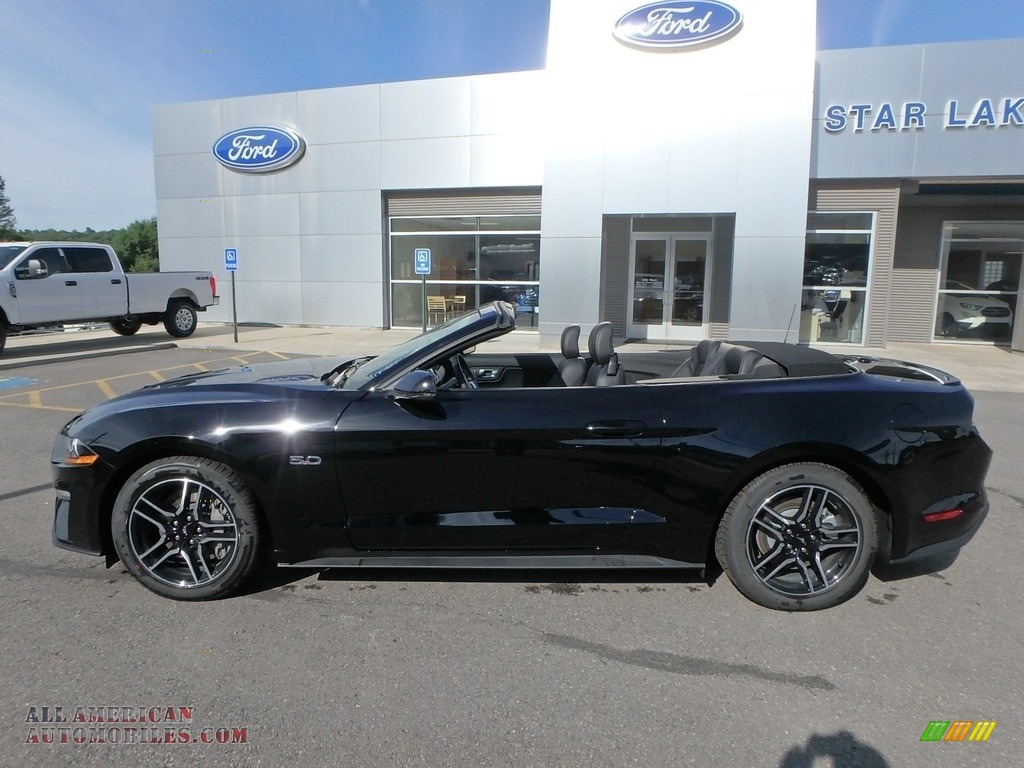 2019 Mustang GT Premium Convertible - Shadow Black / Ebony photo #9