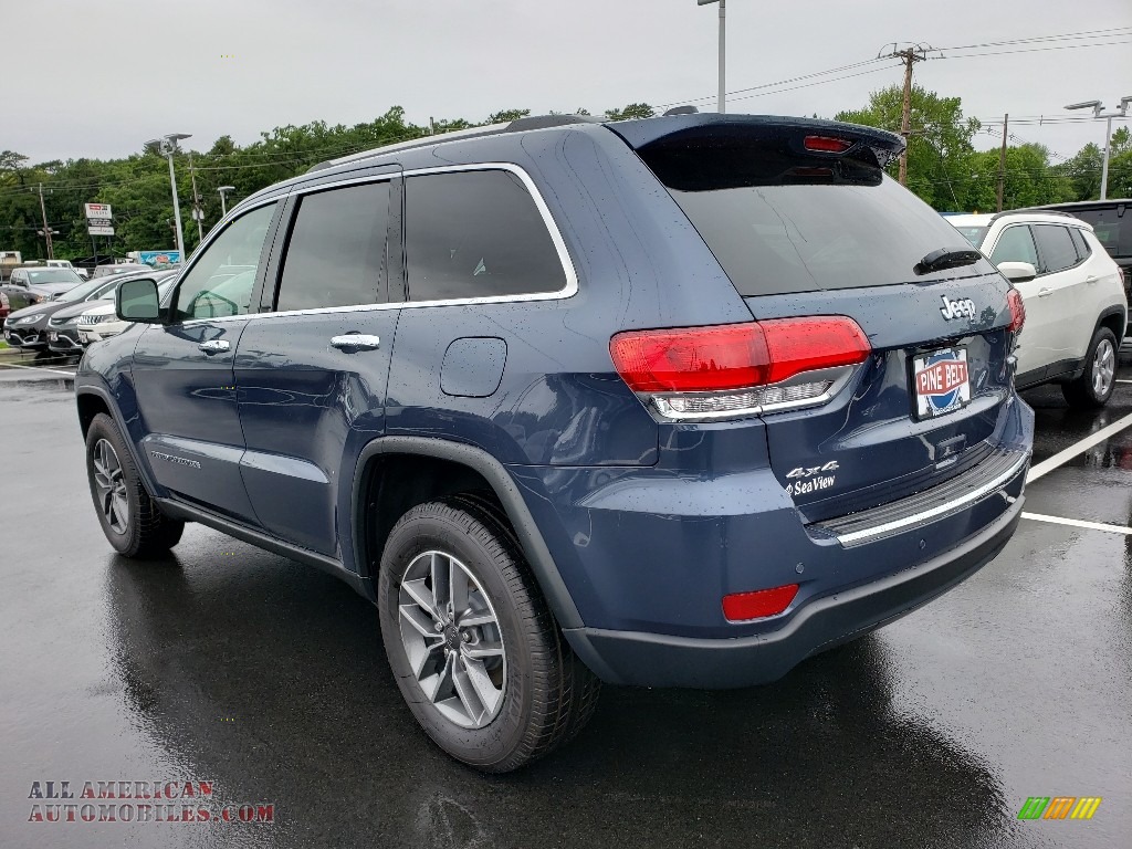2019 Grand Cherokee Limited 4x4 - Slate Blue Pearl / Black photo #4