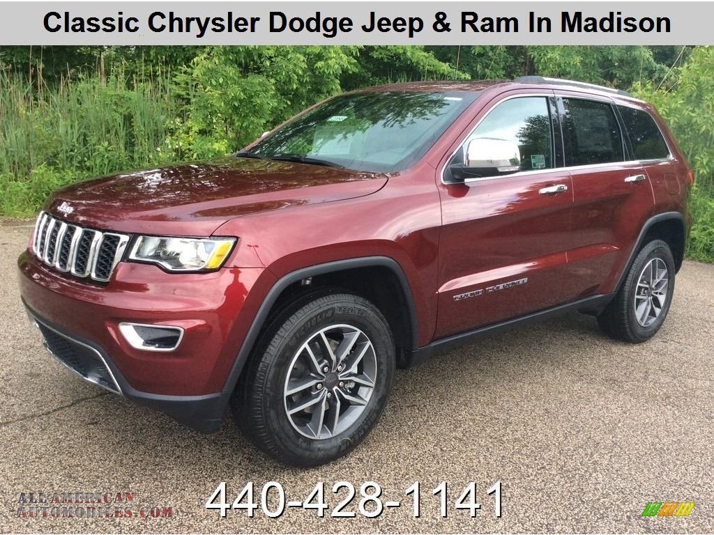 Velvet Red Pearl / Black Jeep Grand Cherokee Limited 4x4