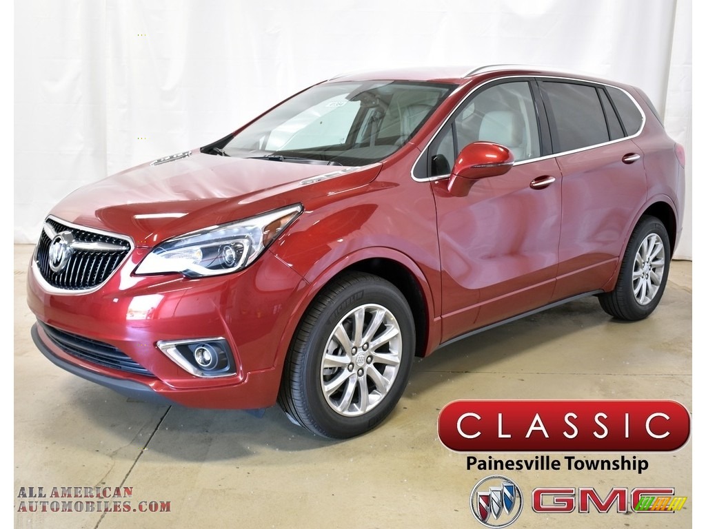 Chili Red Metallic / Light Neutral Buick Envision Essence AWD