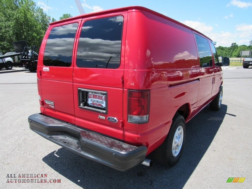 2013 E Series Van E250 Cargo - Vermillion Red / Medium Flint photo #5