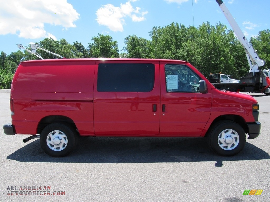 2013 E Series Van E250 Cargo - Vermillion Red / Medium Flint photo #6