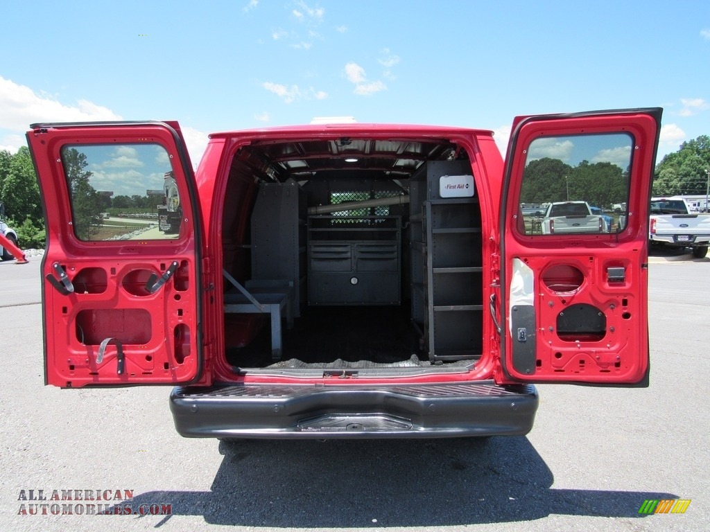 2013 E Series Van E250 Cargo - Vermillion Red / Medium Flint photo #10