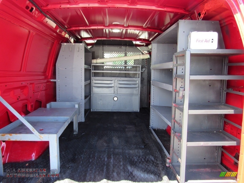 2013 E Series Van E250 Cargo - Vermillion Red / Medium Flint photo #11