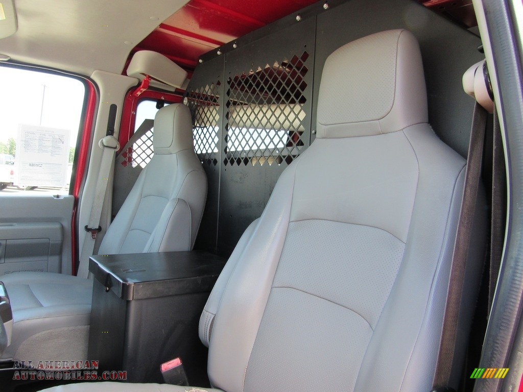2013 E Series Van E250 Cargo - Vermillion Red / Medium Flint photo #28