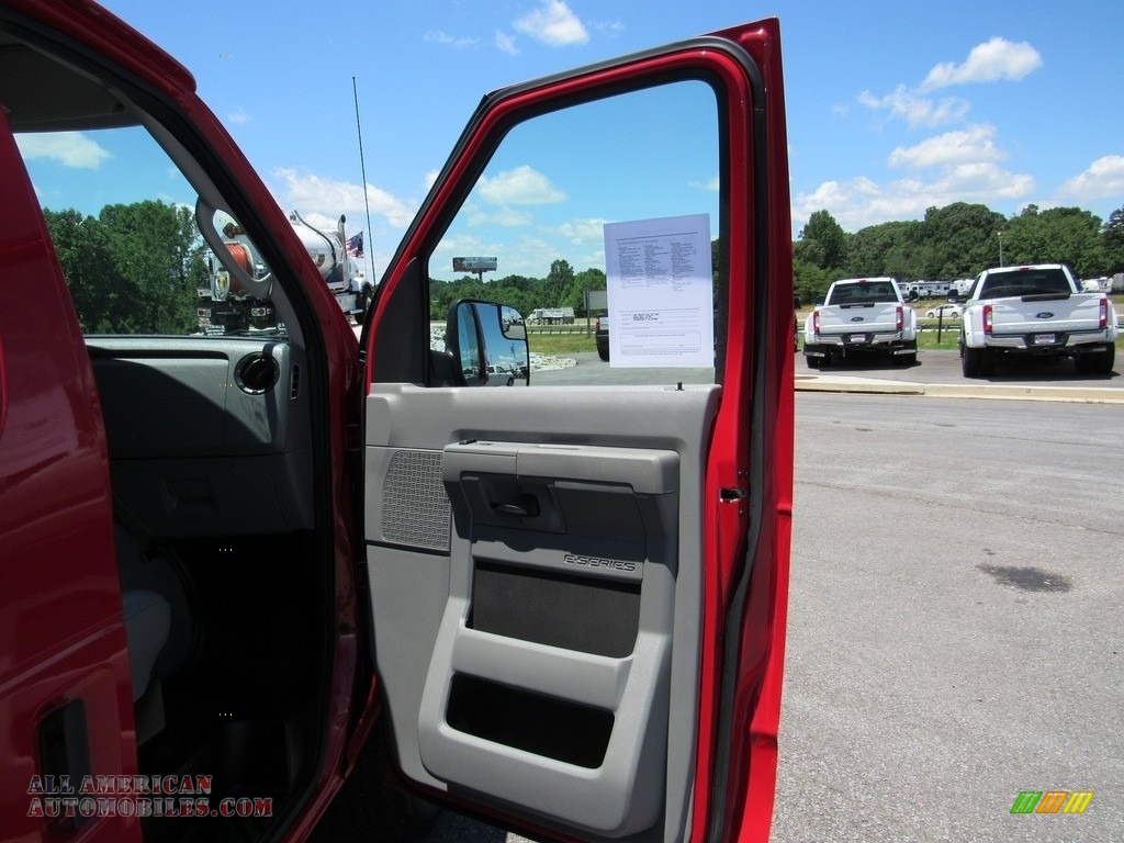 2013 E Series Van E250 Cargo - Vermillion Red / Medium Flint photo #41