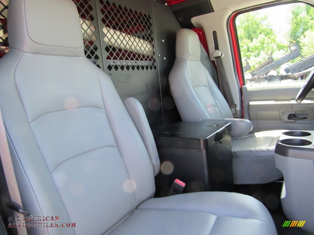 2013 E Series Van E250 Cargo - Vermillion Red / Medium Flint photo #45