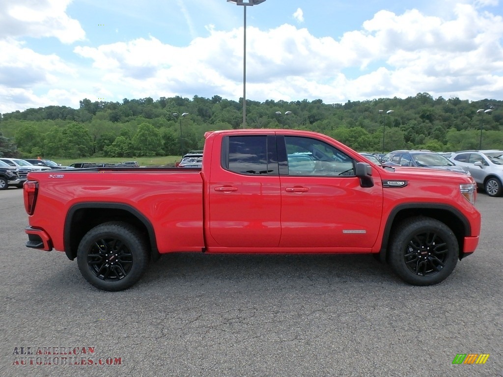 2019 Sierra 1500 Elevation Double Cab 4WD - Cardinal Red / Jet Black photo #4