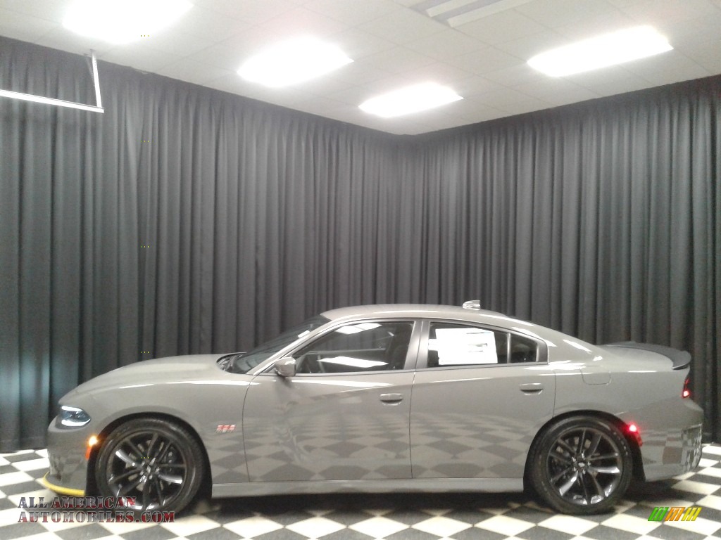 2019 Charger R/T Scat Pack - Destroyer Gray / Black photo #1